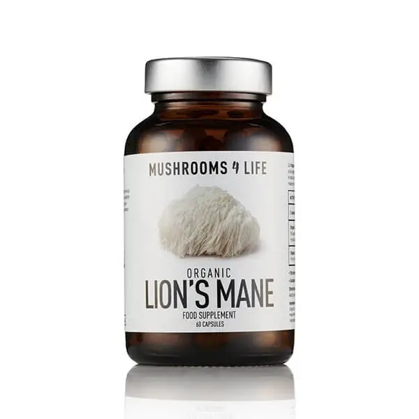 Lion’s Mane capsules Mushrooms4life biologisch