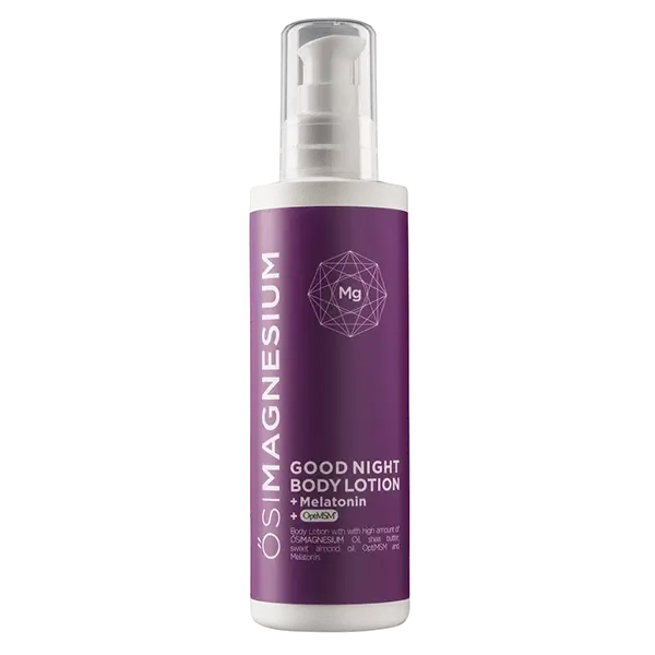 Good Night Magnesium Bodylotion – Natuurlijke verzorging met Zechstein magnesium, melatonine, en OptiMSM voor huidherstel en slaapondersteuning