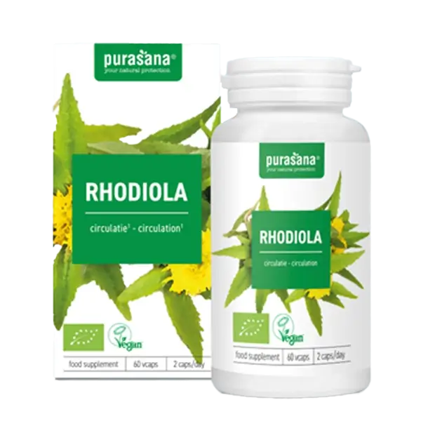 Rhodiola Rosea – Biologisch supplement voor natuurlijke stressverlichting en energie, vrij van synthetische toevoegingen