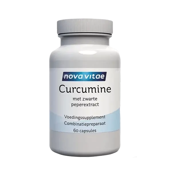 Nova Vitae Curcumin – Hoogwaardige kurkumaformule met 95% curcumin en zwarte peper extract voor optimale opname en welzijn