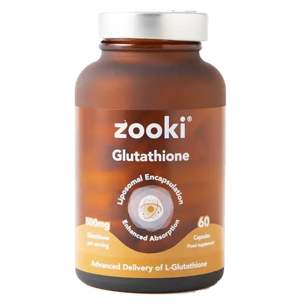 Liposomale Glutathion – Hoogwaardige capsules met liposomale technologie, glutenvrij en vegan, voor optimale opname en immuunsysteem ondersteuning.