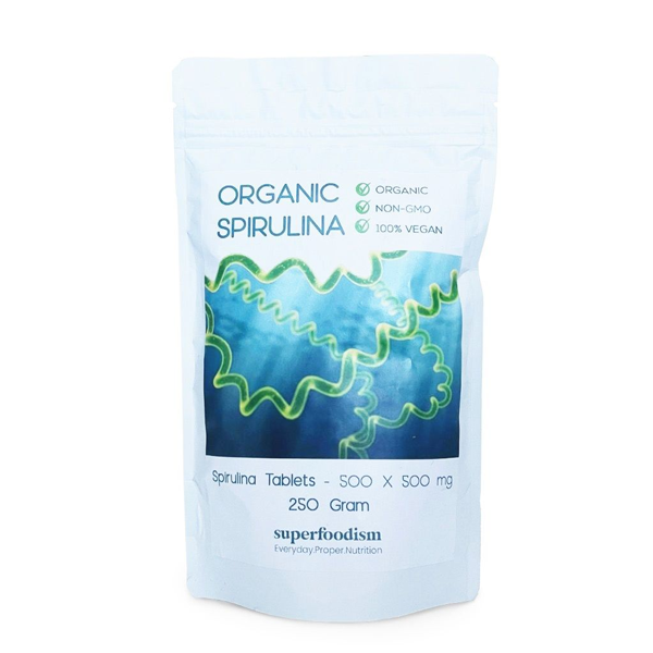 Spirulina 500mg tabletten Superfoodism