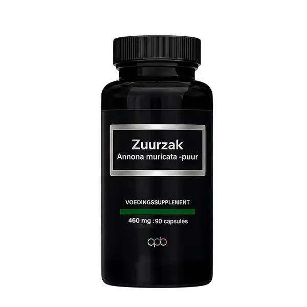 Zuurzak Capsules. De zuurzak (Annona muricata), ook wel graviola, guyabano of guanábana