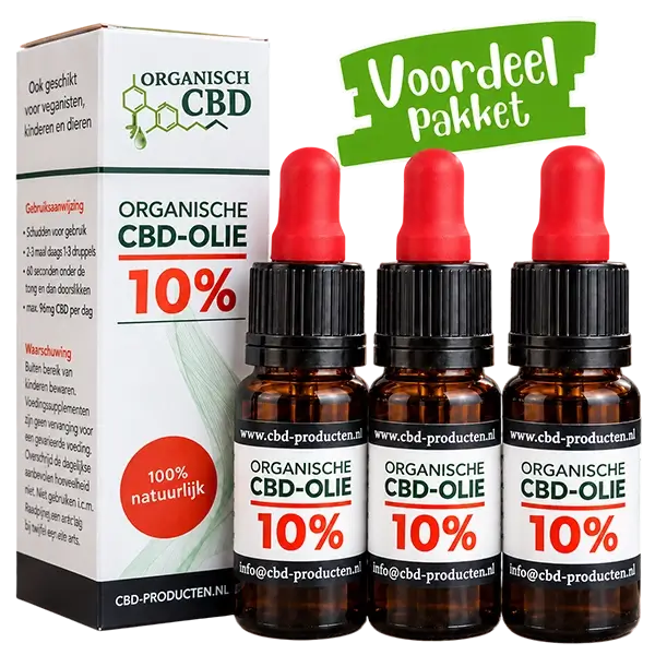 Voordeel pakket 10% cbd olie 1000 mg per ml