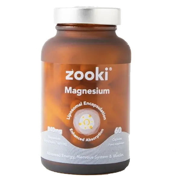 Liposomale Magnesium Zooki – Innovatieve liposomale technologie voor superieure magnesiumopname, geschikt voor veganisten en diverse diëten