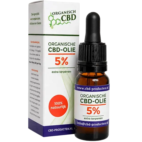 Pure cbd olie 5% ideaal voor beginners met extra terpenen