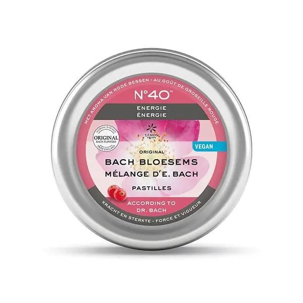 Bach Bloesem Energie Pastilles – Suikervrije pastilles met Bachbloesems en vitamines om vermoeidheid te verminderen en energie te verhogen.