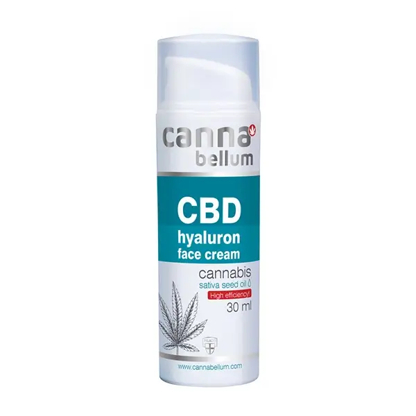 CBD Gezichtscrème – Hydraterende gezichtsverzorging met CBD en hyaluronzuur voor alle huidtypes, van Canna Bellum