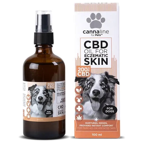 Eczeem bij honden – Natuurlijk herstel met CBD huidolie van Cannaline