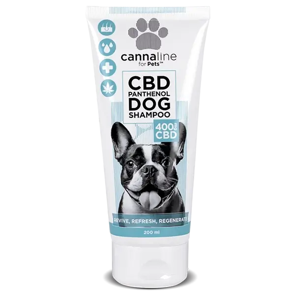 Honden shampoo met CBD – Verzachtend en hydraterend voor een gezonde, glanzende vacht | Cannaline