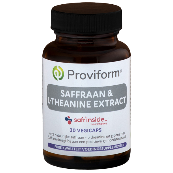 Saffraan en theanine extract