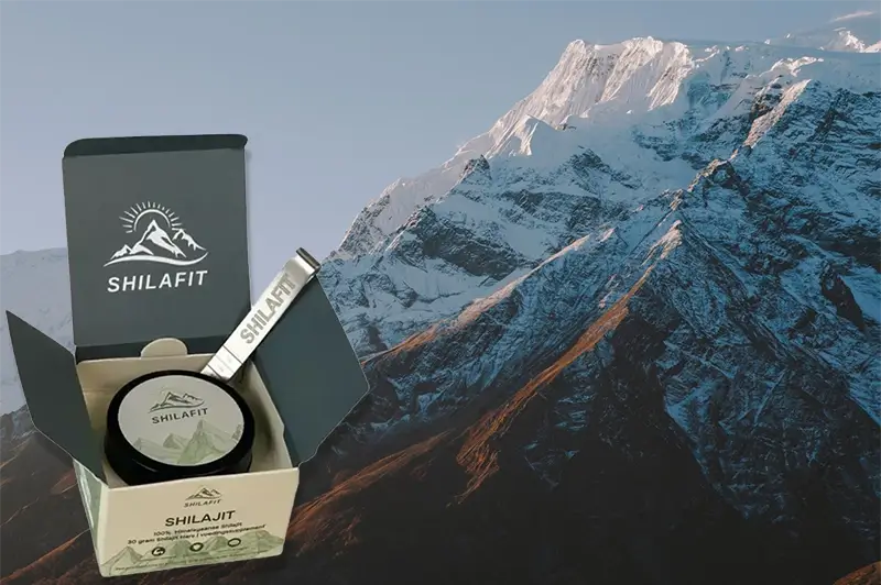 Authentieke Shilajit resin, traditioneel gewonnen en getest op zuiverheid en kwaliteit