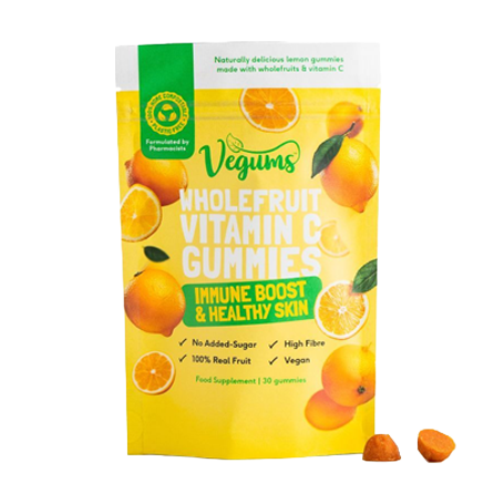Vegums Wholefruit vitamine C gummies 30 stuks