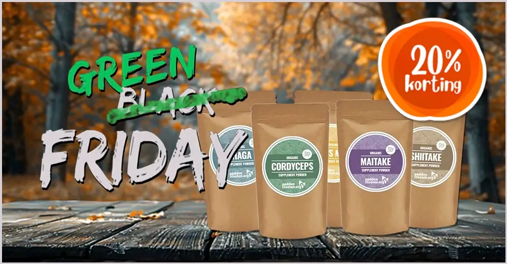 green fryday bio paddenstoelen