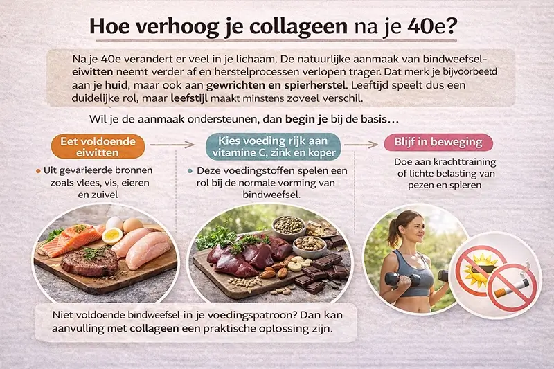 Hoe verhoog je collageen na je 40e