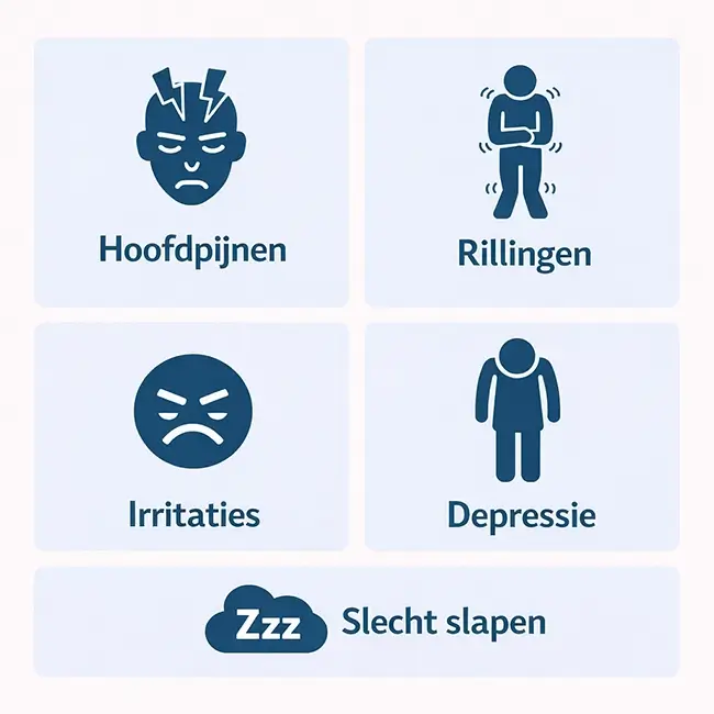 bijwerkingen stoppen met thc