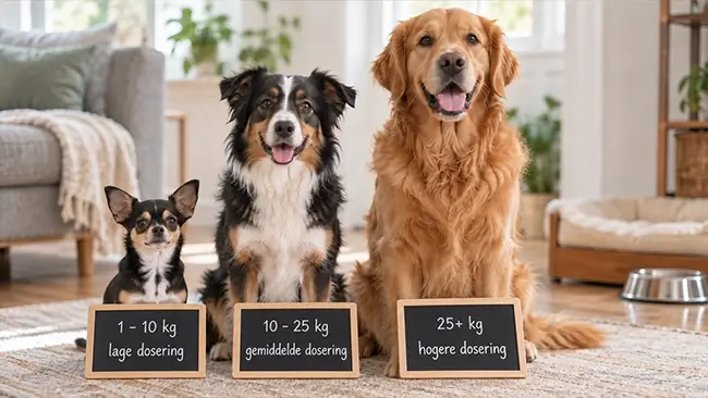 CBD druppels aan je hond zonder doseerfout