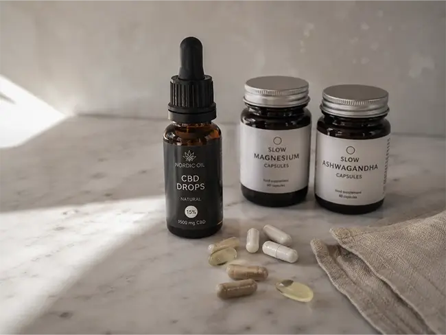 cbd olie apotheek alternatief naast magnesium en ashwagandha supplementen