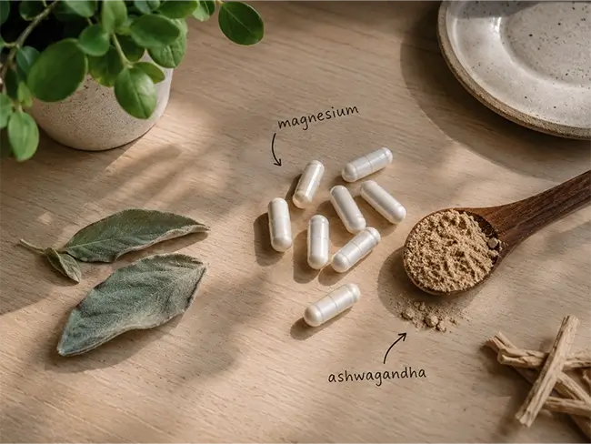 Magnesium en ashwagandha als natuurlijke ondersteuning voor slaap