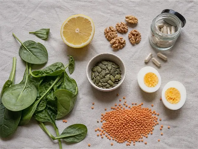 Overzicht van vitamines en mineralen in een multi vitamine vrouw