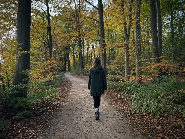 Wandeling in de natuur helpt bij stress verminderen