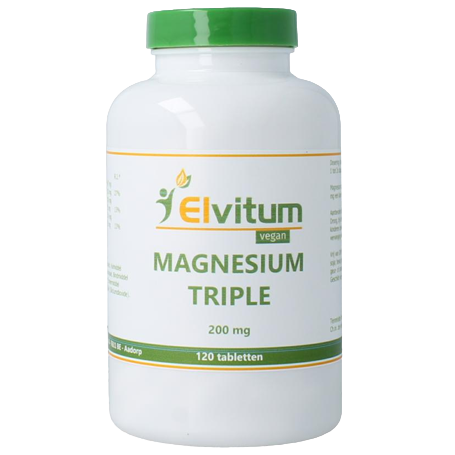 Elvitum Magnesium Triple 200 mg tabletten