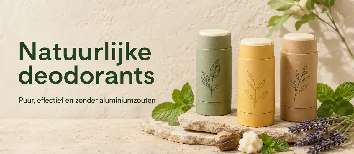Assortiment natuurlijke deodorants van We Love The Planet