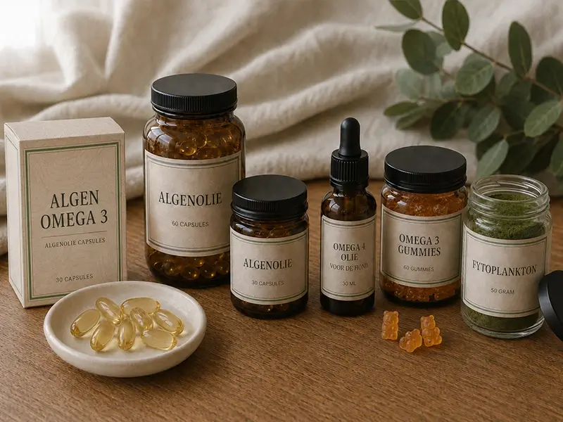 Algenolie supplementen en omega 3 producten