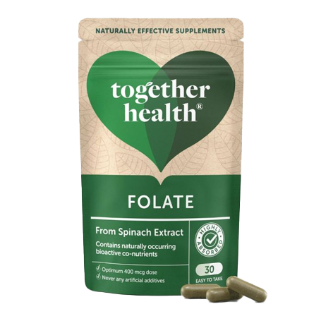 Volledig Natuurlijke <br> Foliumzuur <br> 30 capsules