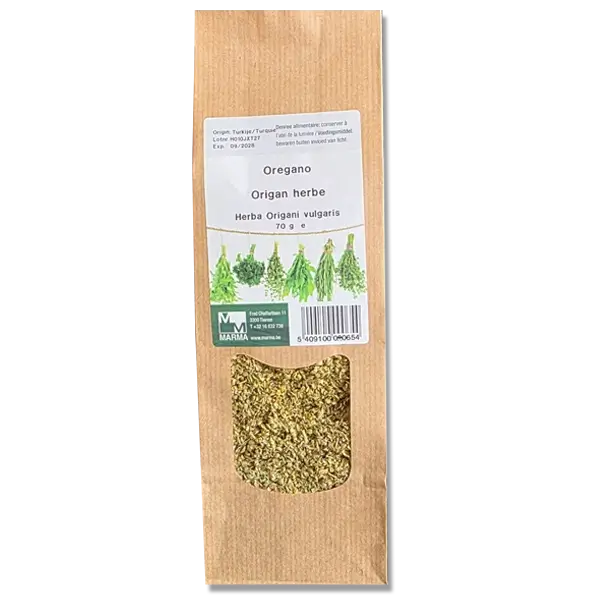 Marma <BR> Gedroogde Oregano <BR> 70 gram