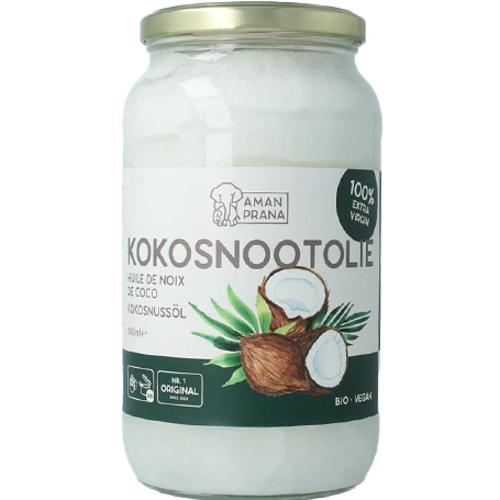 Amanprana <BR> Bio kokosnootolie <BR> Extra Vierge 1000 ml