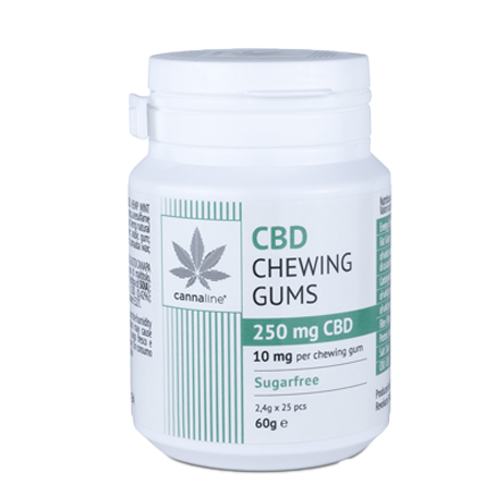 Cannaline <br> CBD Kauwgom Hennep mint <br> 25 stuks