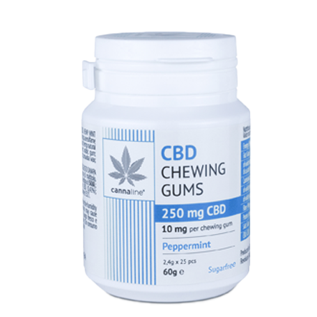 Cannaline <br> CBD Kauwgom Peppermint <br> 25 stuks