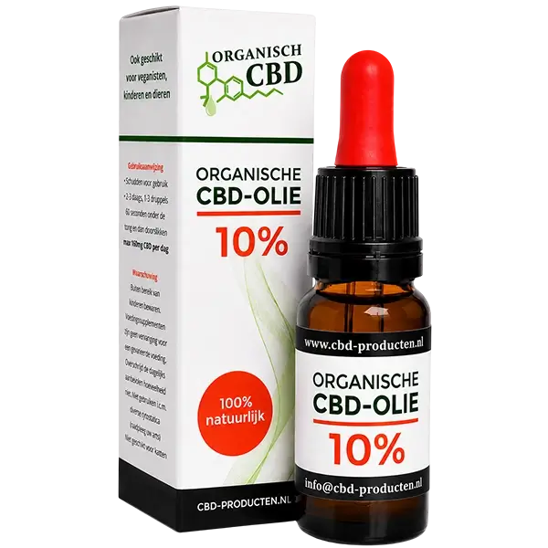 Organische CBD olie <br> 10 % (1000 mg) <br> 10 ml