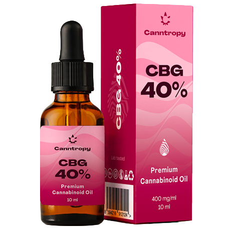Canntropy <BR> CBG olie 40% <BR> 10ml