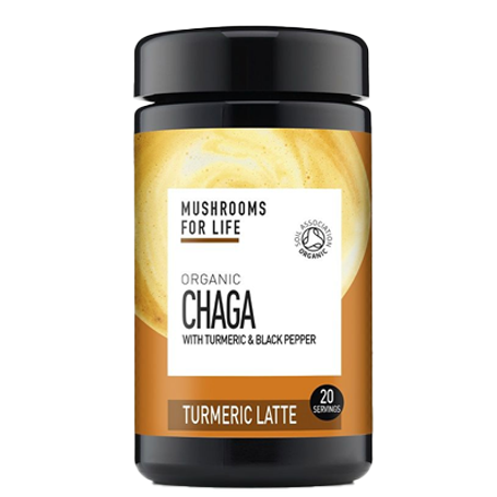 Mushrooms4life <BR> Chaga Kurkuma <BR> Latte 120gr