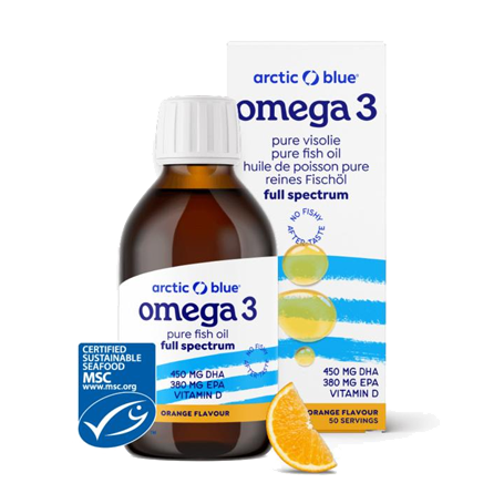 Arctic Blue <br> Omega 3 Pure visolie <br> 250ml