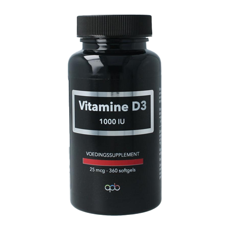 APB Holland <BR> Vitamine D3 1000IU <BR> Puur 360 softgels