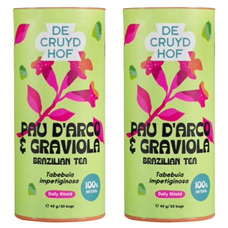 Cruydhof <BR> Thee Graviola pau d'arco <BR> 2 stuks