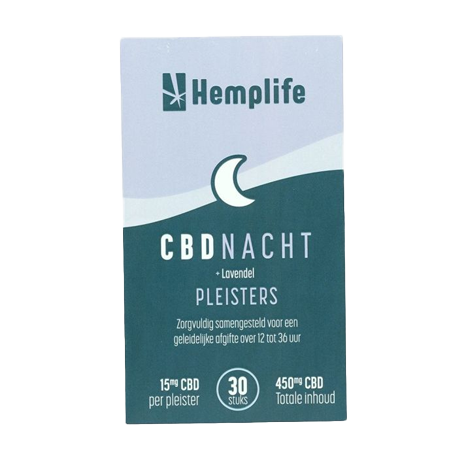 Hemplife <br> CBD Nacht Pleisters <br> 30 stuks