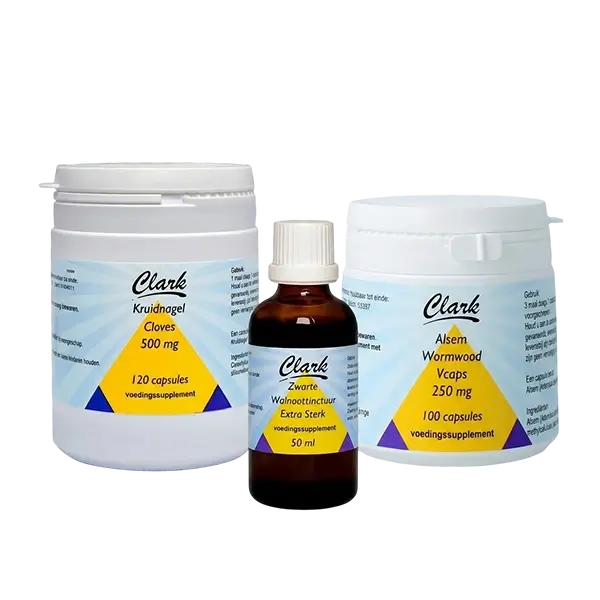 Dr. Hulda Clark <BR> Parasietenkuur <BR> 6 Weken | 3 Kruiden