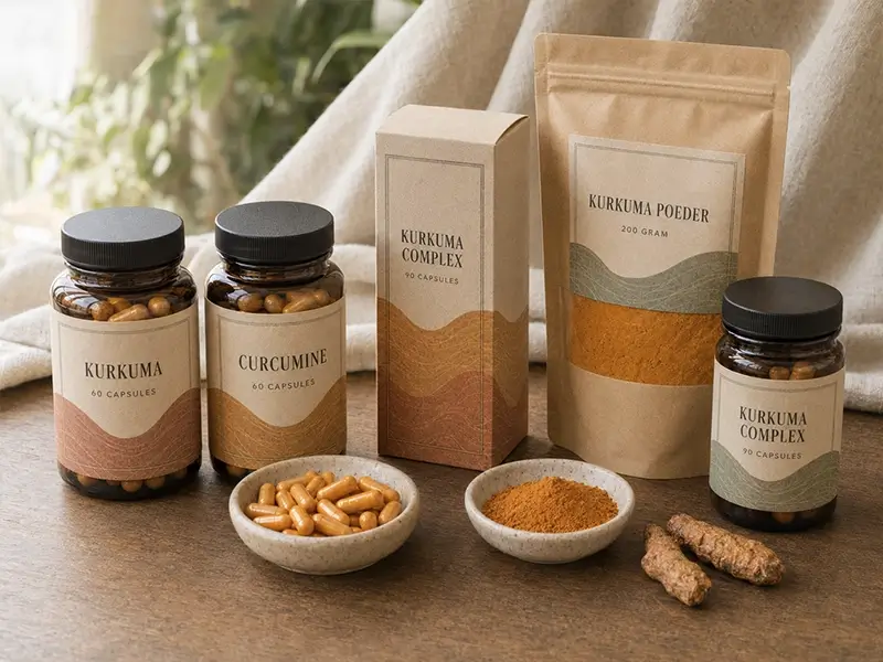 Kurkuma supplementen