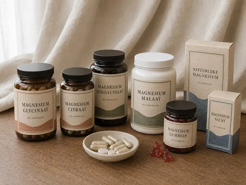 Magnesium glycinaat, citraat, bisglycinaat en malaat