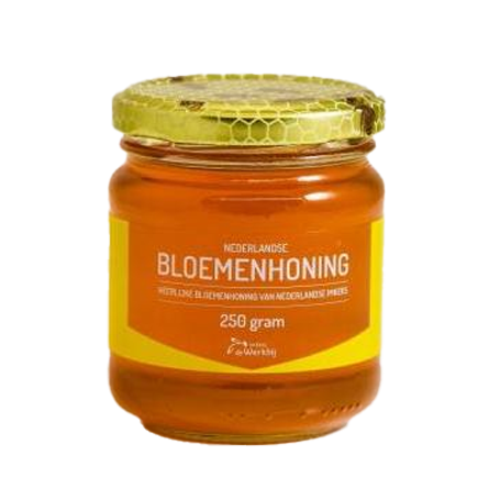 Imkerij de Werkbij <br> Nederlandse Bloemen Honing <br> 250 ml