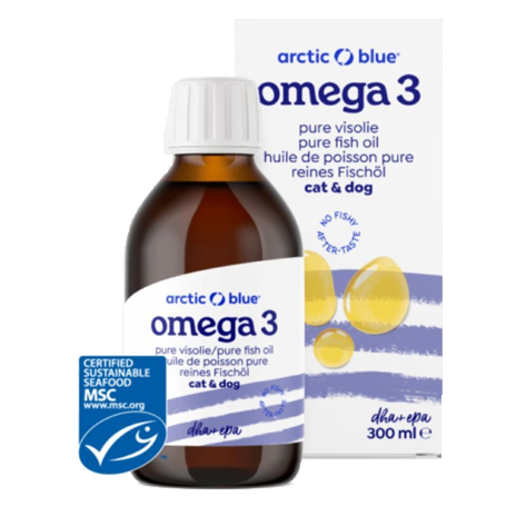 Arctic Blue <br> Omega 3 Visolie Kat en Hond <br> 300ml