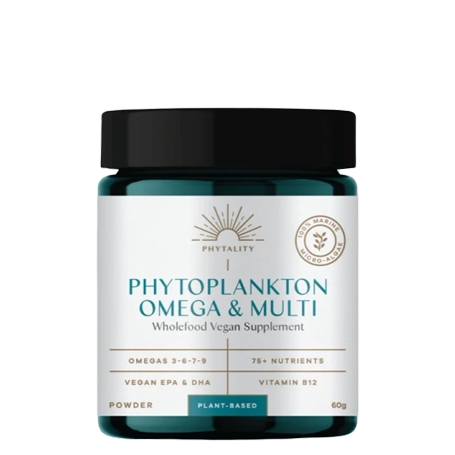 Pure Phytoplankton <BR> Phytality <BR> Omega 3, 6, 7, 9 & Multi