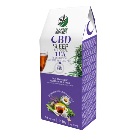 Plant of Remedy CBD Slaapthee 1-3% met 10 zakjes