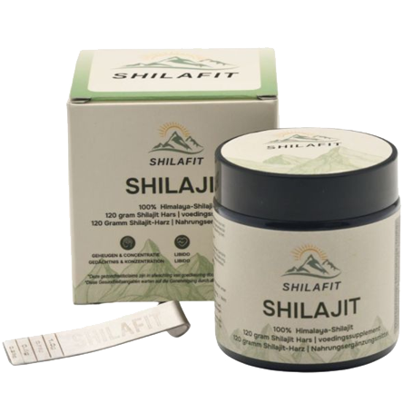 ShilaFit Shilajit Resin <br> Himalaya Gebergte <br> Potje 120 gram