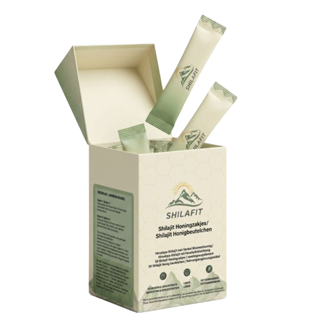 ShilaFit Shilajit Resin <br> Shilajit Honingzakjes <br> 30 stuks