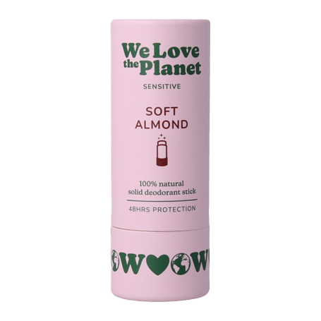 We Love The Planet Soft Almond deodorant stick 40 gram
